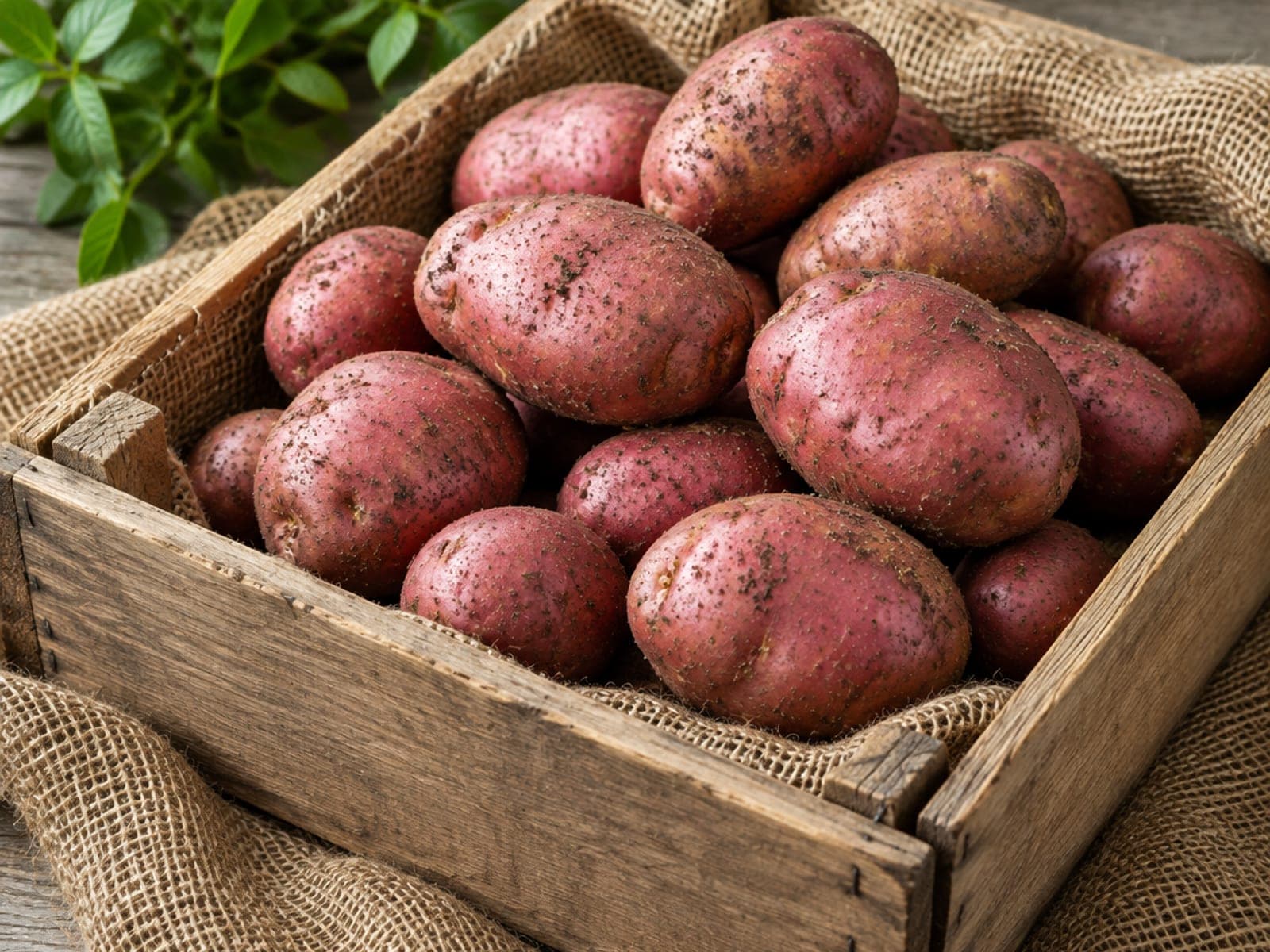 Red potato: Red-skin table potato